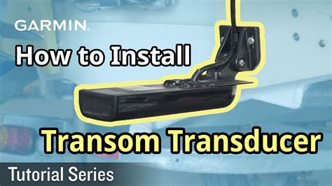 garmin transducer mount instructions